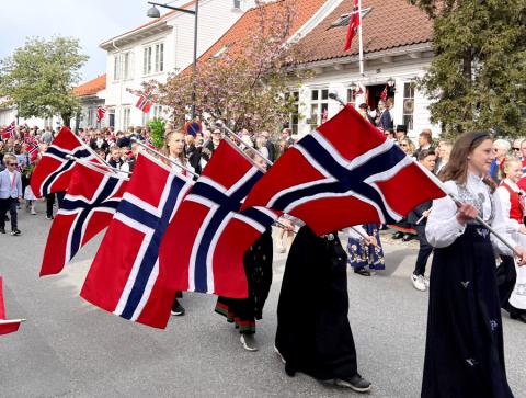 17. mai tog Kristiansand